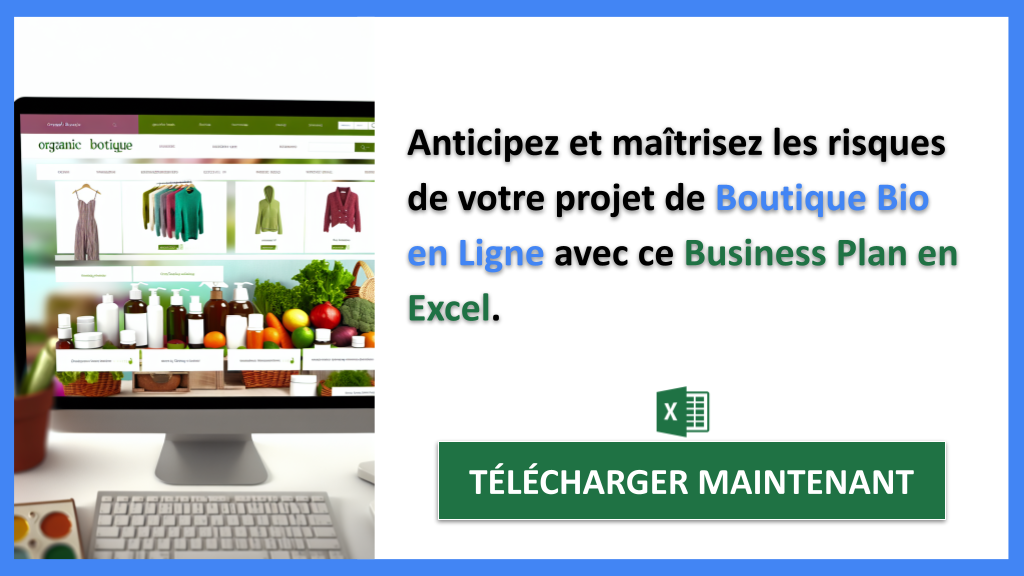 Exemple Business Plan pour Boutique Bio en Ligne - Gestion des Risques Boutique Bio en Ligne- CTA2