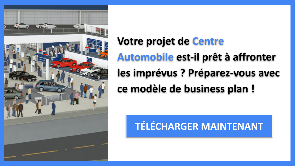 Exemple Business Plan pour Centre Automobile - Gestion des Risques Centre Automobile- CTA1