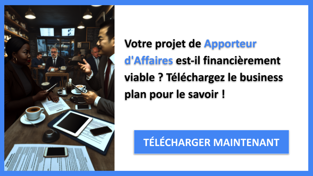 Exemple Business Plan pour Apporteur d'Affaires - Apporteur d'affaires Plan financier Exemple- CTA1
