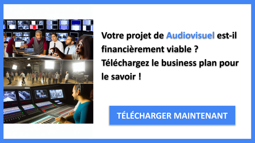 Exemple Business Plan pour Audiovisuel - Audiovisuel Plan financier Exemple- CTA1
