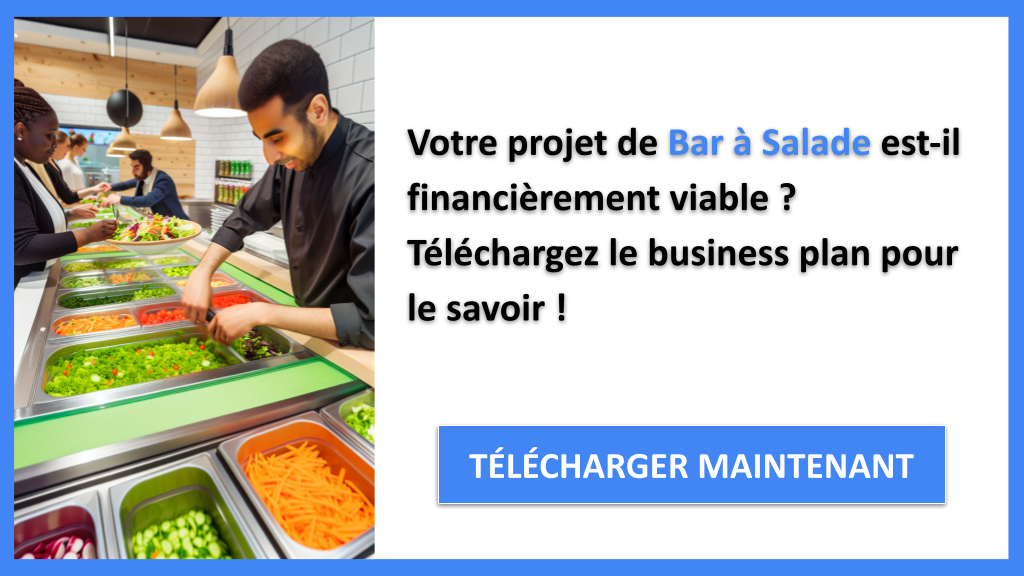 Exemple Business Plan pour Bar à Salade - Bar à salade Plan financier Exemple- CTA1
