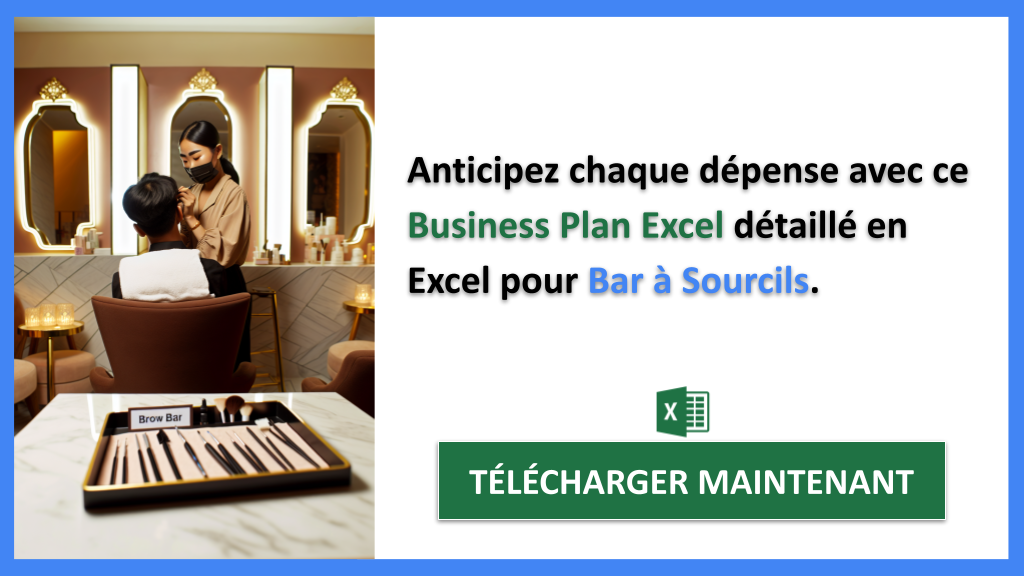 Exemple Business Plan pour Bar à Sourcils - Bar à sourcils Plan financier Exemple- CTA2