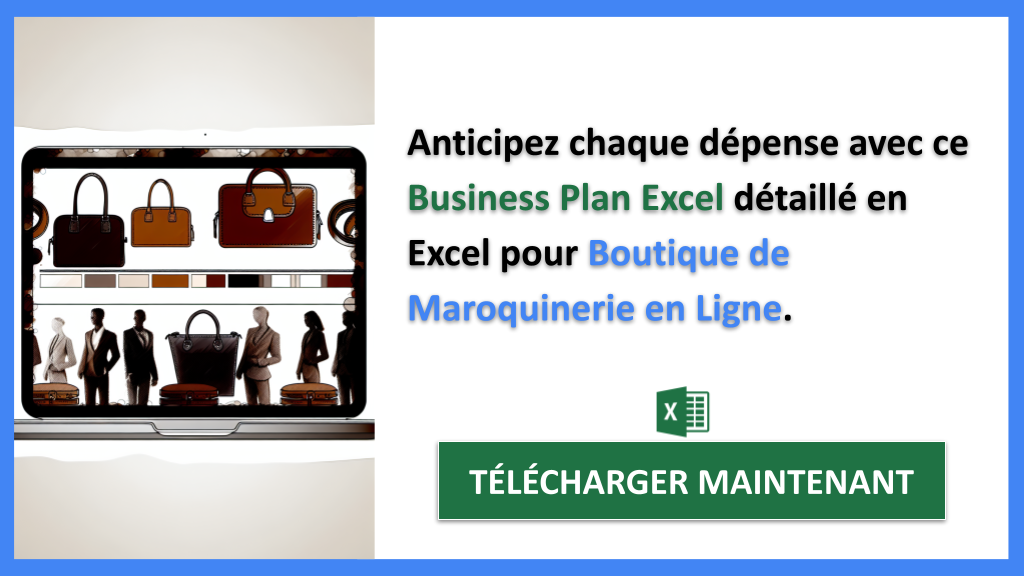 Exemple Business Plan pour Boutique de Maroquinerie en Ligne - Boutique de maroquinerie en ligne Plan financier Exemple- CTA2