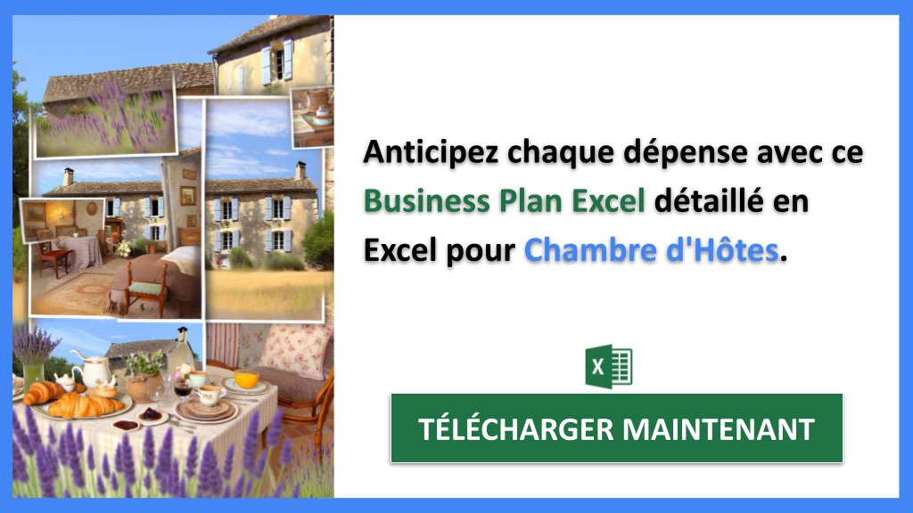 Exemple Business Plan pour Chambre d'Hôtes - Chambre d'hôtes Plan financier Exemple- CTA2