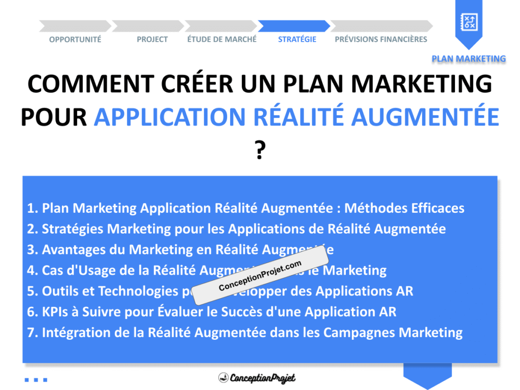 Plan Marketing Application Realite Augmentee Cover