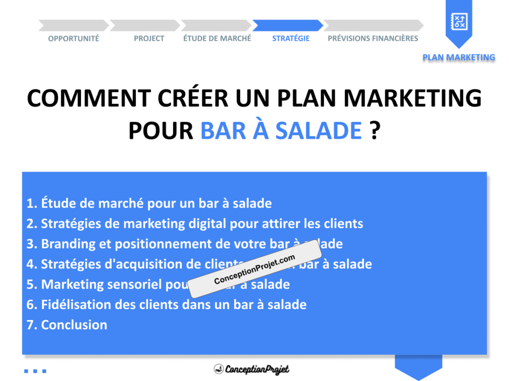 Plan Marketing Bar a Salade Cover