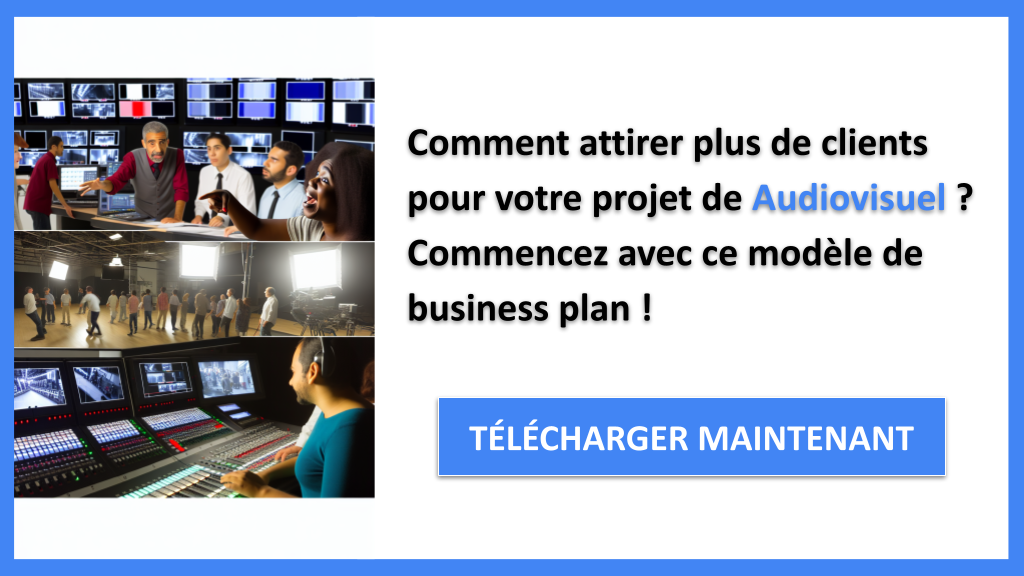 Exemple Business Plan pour Audiovisuel - Plan Marketing Audiovisuel- CTA1
