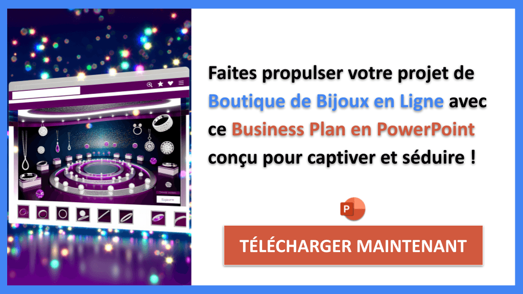 Exemple Business Plan pour Boutique de Bijoux en Ligne - Plan Marketing Boutique de Bijoux en Ligne- CTA3
