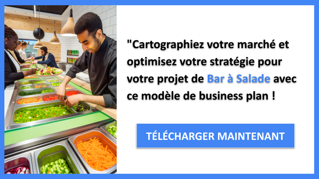 Exemple Business Plan pour Bar à Salade - Segments Clients Bar à Salade- CTA3
