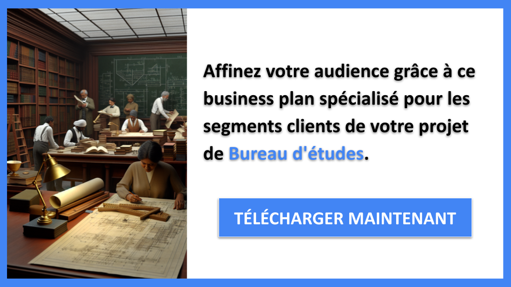 Exemple Business Plan pour Bureau d'études - Segments Clients Bureau d'études- CTA2