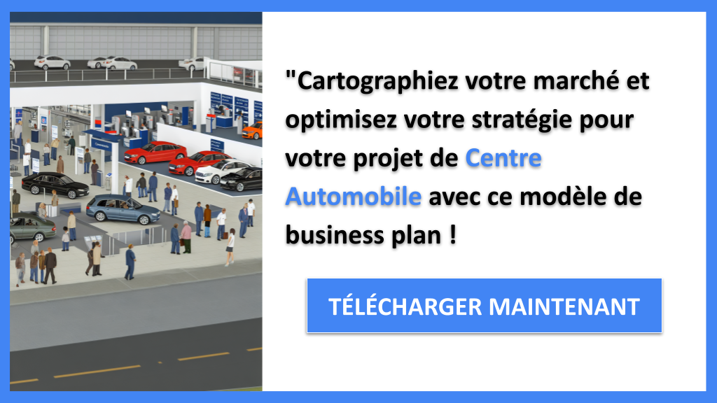 Exemple Business Plan pour Centre Automobile - Segments Clients Centre Automobile- CTA3