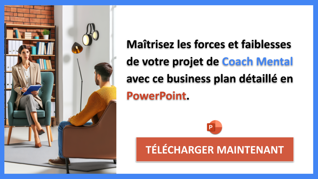 Exemple Business Plan pour Coach Mental - Exemple Analyse SWOT Coach Mental- CTA2