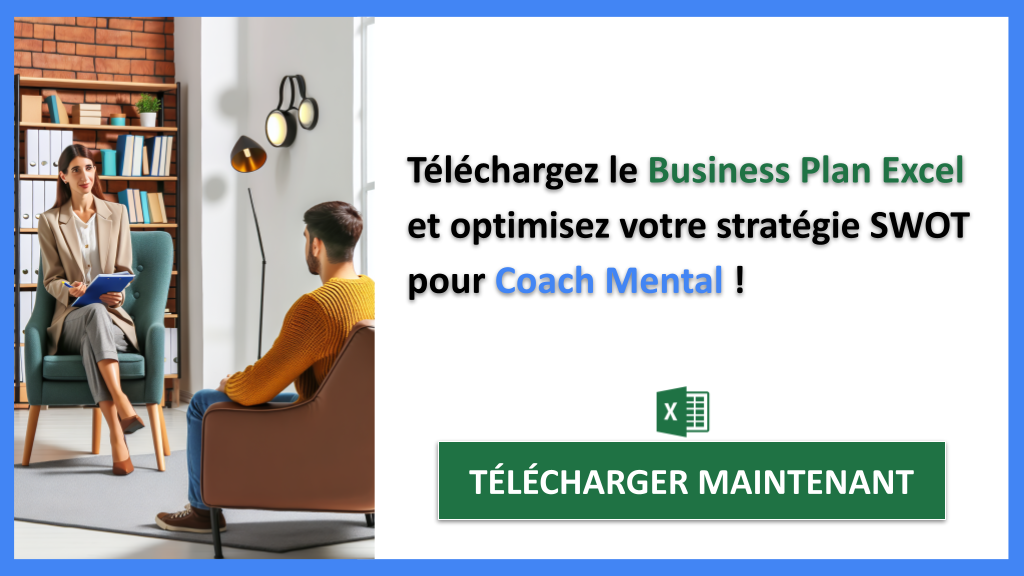 Exemple Business Plan pour Coach Mental - Exemple Analyse SWOT Coach Mental- CTA3
