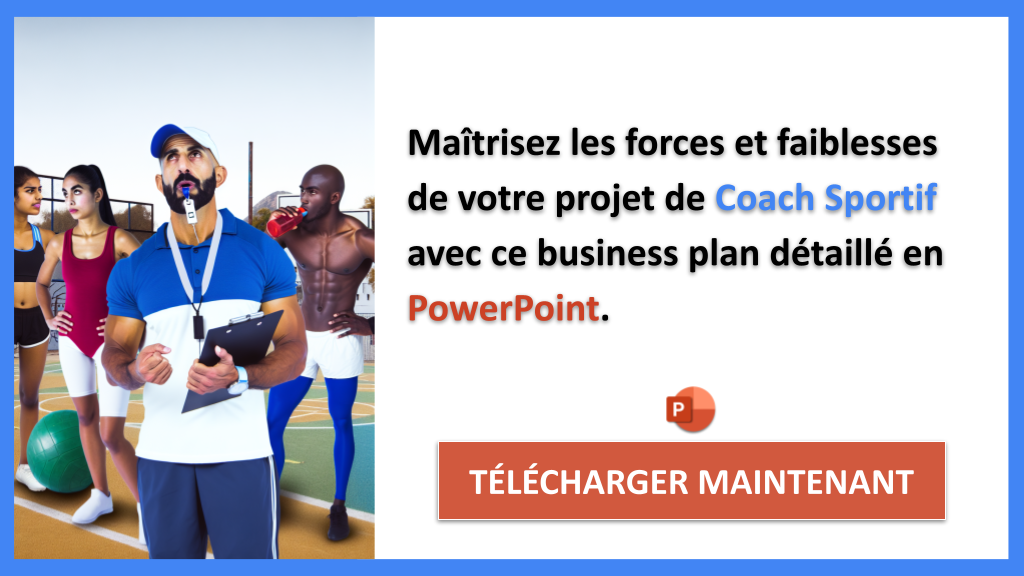 Exemple Business Plan pour Coach Sportif - Exemple Analyse SWOT Coach Sportif- CTA2