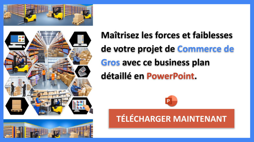 Exemple Business Plan pour Commerce de Gros - Exemple Analyse SWOT Commerce de Gros- CTA2