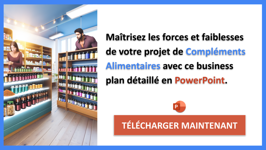 Exemple Business Plan pour Compléments Alimentaires - Exemple Analyse SWOT Compléments Alimentaires- CTA2
