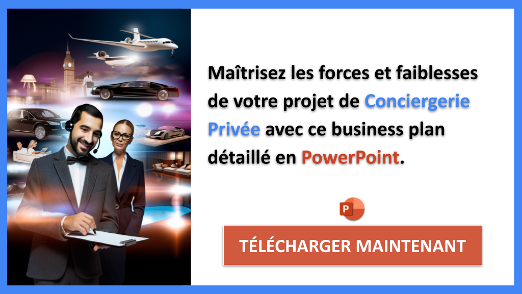Analyse SWOT pour Conciergerie Privée : Cas Pratiques et Résultats Étonnants 7 Exemple Business Plan pour Conciergerie Privée - Exemple Analyse SWOT Conciergerie Privée- CTA2