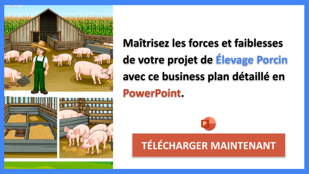 Exemple Business Plan pour Élevage Porcin - Exemple Analyse SWOT Élevage Porcin- CTA2