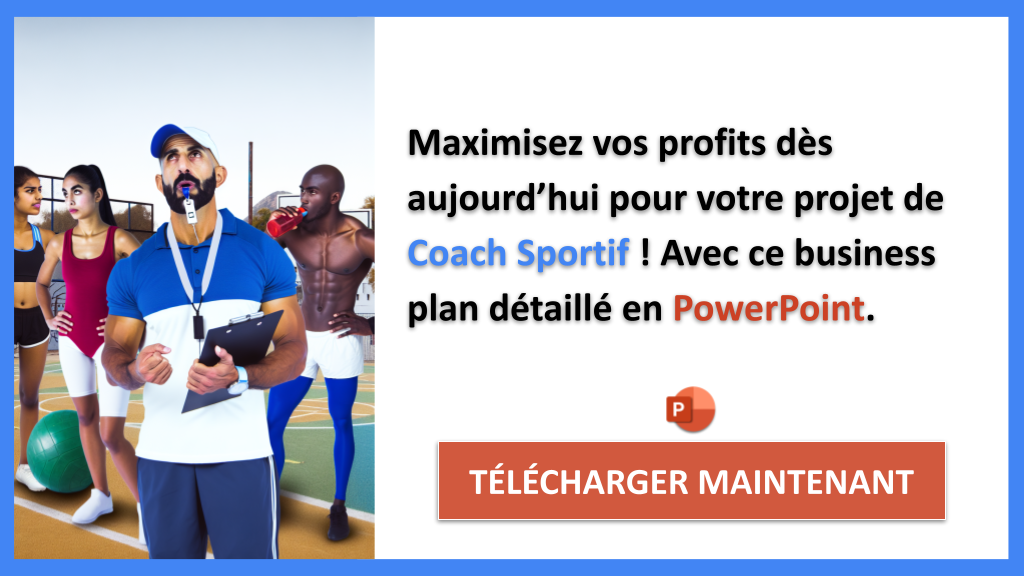 Exemple Business Plan pour Coach Sportif - Coach Sportif Revenus Rentabilité- CTA3