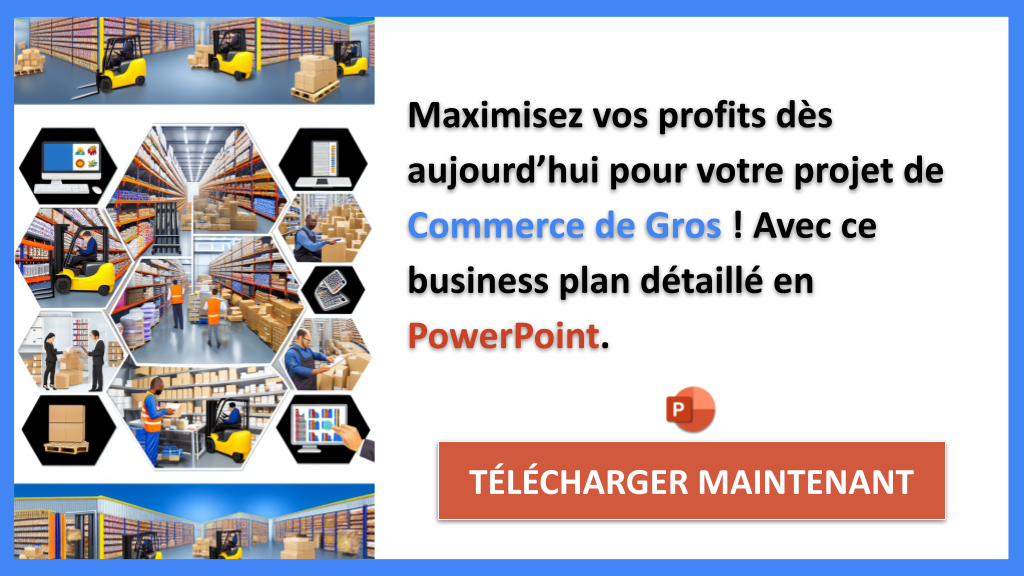 Commerce de gros : quelles marges et quel chiffre d’affaires viser ? 8 Exemple Business Plan pour Commerce de Gros - Commerce de Gros Revenus Rentabilité- CTA3