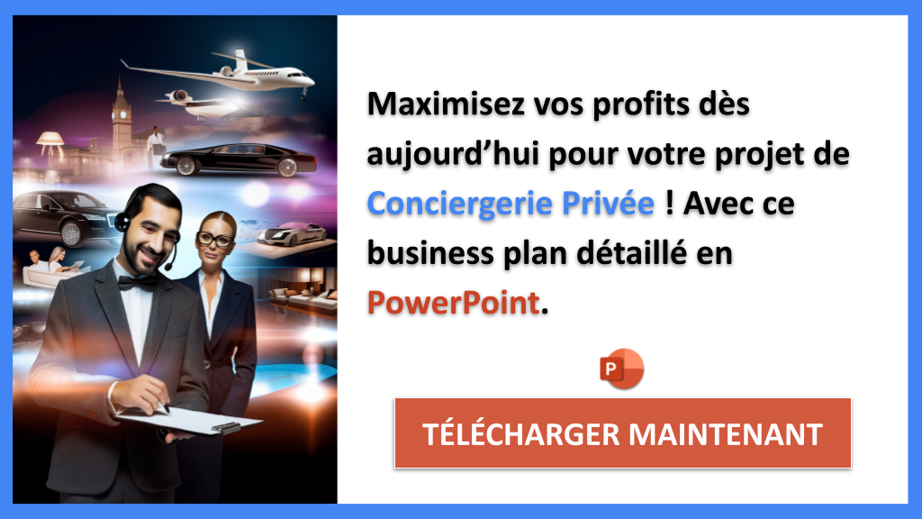 Exemple Business Plan pour Conciergerie Privée - Conciergerie Privée Revenus Rentabilité- CTA3