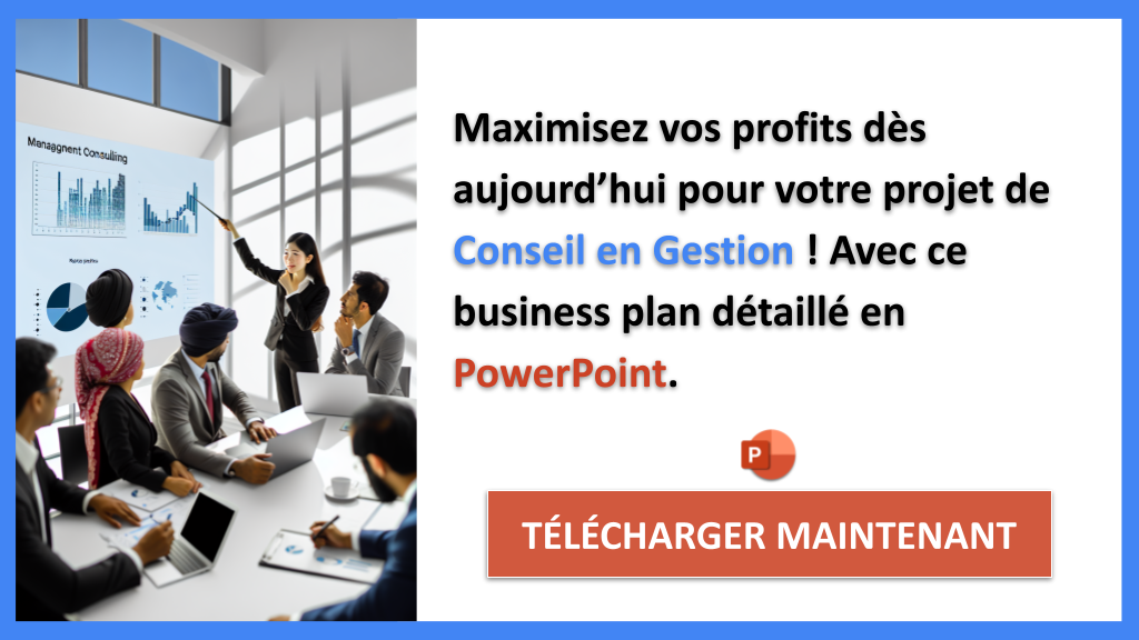 Conseil en gestion : quelle rentabilité pour un cabinet de conseil ? 8 Exemple Business Plan pour Conseil en Gestion - Conseil en Gestion Revenus Rentabilité- CTA3