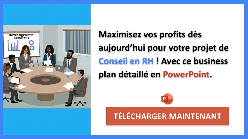 Conseil en RH : combien peut rapporter une activité de conseil RH ? 8 Exemple Business Plan pour Conseil en RH - Conseil en RH Revenus Rentabilité- CTA3