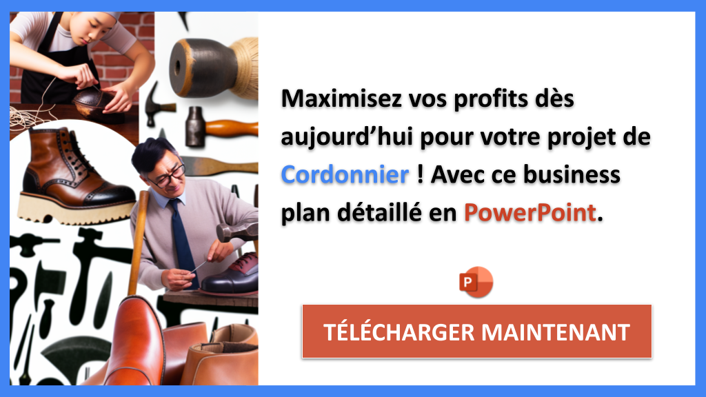 Exemple Business Plan pour Cordonnier - Cordonnier Revenus Rentabilité- CTA3