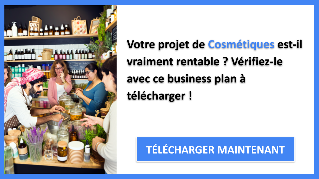 Cosmétiques : quelle rentabilité dans la vente de produits beauté ? 6 Exemple Business Plan pour Cosmétiques - Cosmétiques Revenus Rentabilité- CTA1