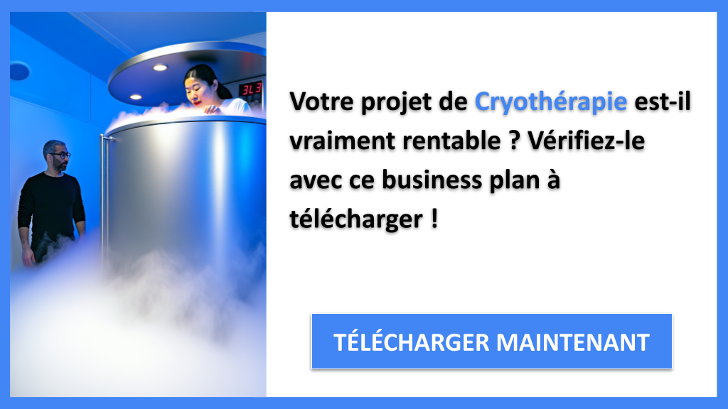 Cryothérapie : combien faut-il pour être rentable dans ce secteur ? 6 Exemple Business Plan pour Cryothérapie - Cryothérapie Revenus Rentabilité- CTA1