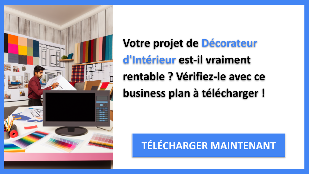 Exemple Business Plan pour Décorateur d'Intérieur - Décorateur d'Intérieur Revenus Rentabilité- CTA1