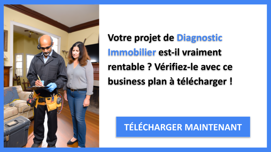 Exemple Business Plan pour Diagnostic Immobilier - Diagnostic Immobilier Revenus Rentabilité- CTA1