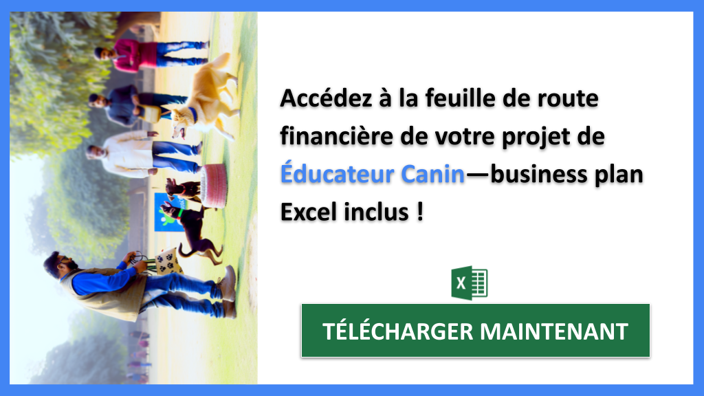 Exemple Business Plan pour Éducateur Canin - Éducateur Canin Revenus Rentabilité- CTA2