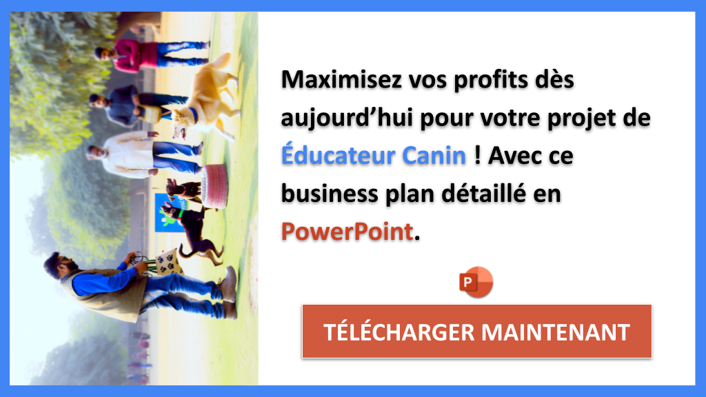 Exemple Business Plan pour Éducateur Canin - Éducateur Canin Revenus Rentabilité- CTA3