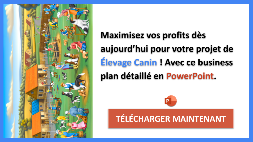 Exemple Business Plan pour Élevage Canin - Élevage Canin Revenus Rentabilité- CTA3