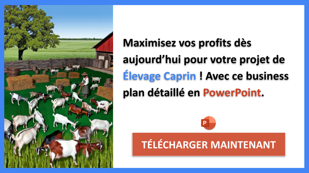 Exemple Business Plan pour Élevage Caprin - Élevage Caprin Revenus Rentabilité- CTA3