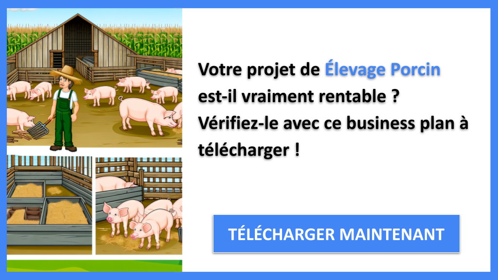 Exemple Business Plan pour Élevage Porcin - Élevage Porcin Revenus Rentabilité- CTA1