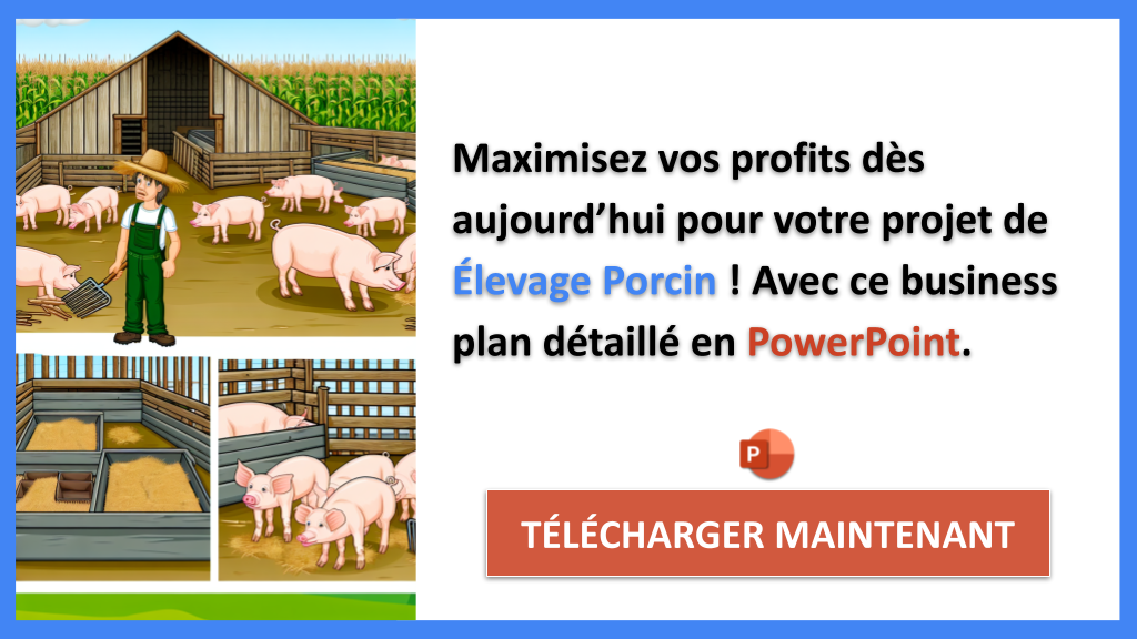 Exemple Business Plan pour Élevage Porcin - Élevage Porcin Revenus Rentabilité- CTA3