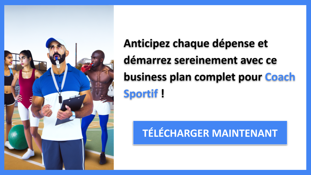 Combien coûte la mise en œuvre d'une activité de Coach Sportif ? 8 Exemple Business Plan pour Coach Sportif - Coût de mise en œuvre d'une activité de Coach Sportif- CTA3