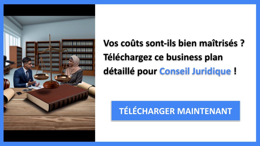 Quel est le coût de mise en place d'un service de Conseil Juridique ? 6 Exemple Business Plan pour Conseil Juridique - Coût de mise en place d'un service de Conseil Juridique- CTA1