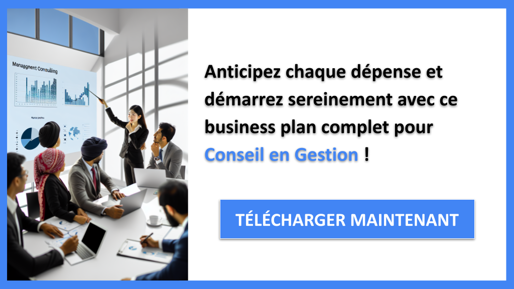 Combien coûte la planification d'un service de Conseil en Gestion ? 8 Exemple Business Plan pour Conseil en Gestion - Coût de planification d'un service de Conseil en Gestion- CTA3