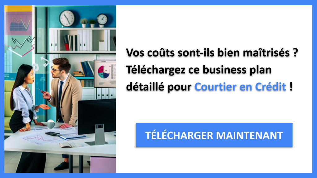 Exemple Business Plan pour Courtier en Crédit - Coût de création d'une activité de Courtier en Crédit- CTA1