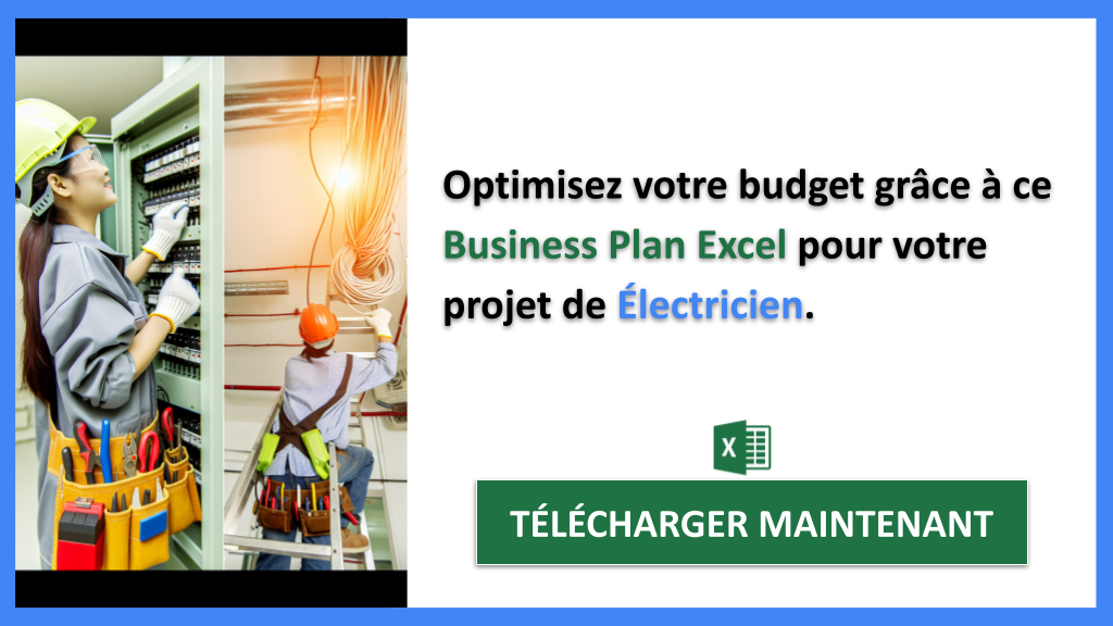 Exemple Business Plan pour Électricien - Coût de conception d'une activité d'Électricien- CTA2