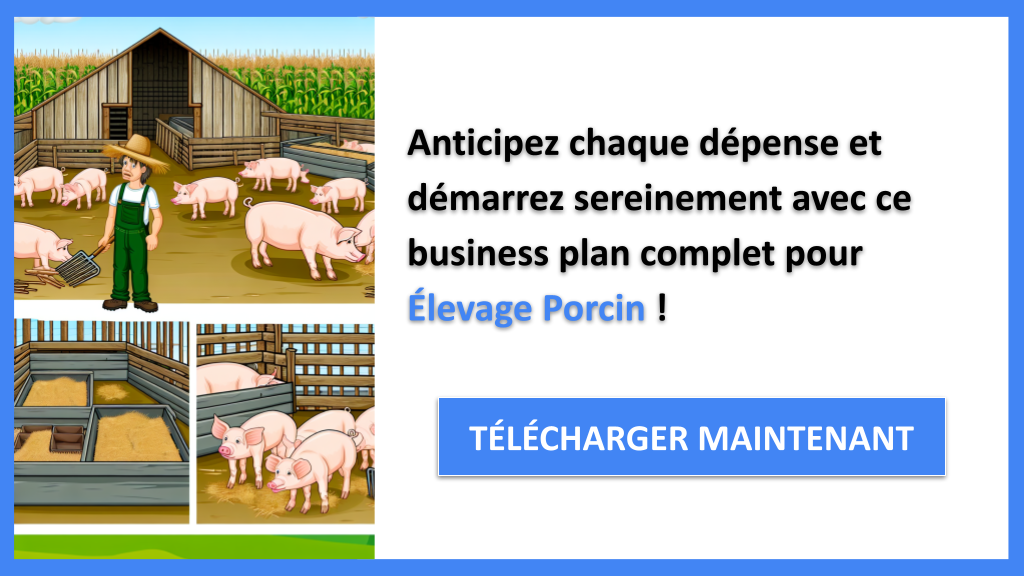 Exemple Business Plan pour Élevage Porcin - Coût de gestion d'un élevage Porcin- CTA3