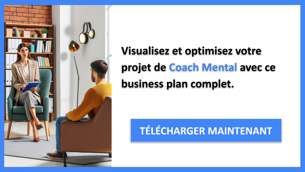Exemple Business Plan pour Coach Mental - Coach Mental Business Model Canvas- CTA3