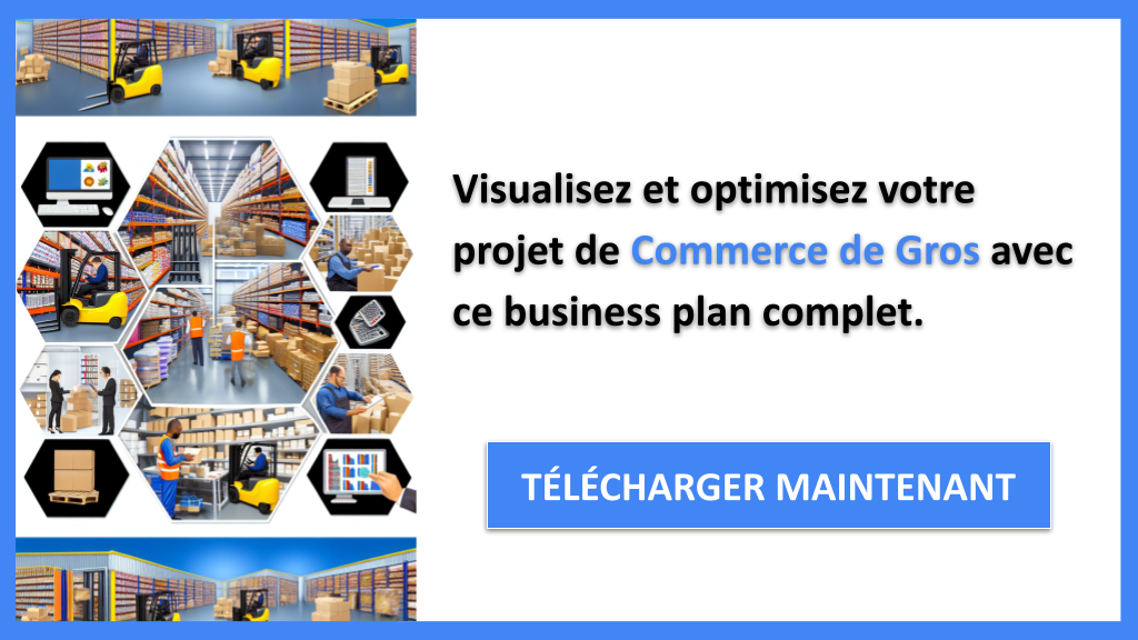 Exemple Business Plan pour Commerce de Gros - Commerce de Gros Business Model Canvas- CTA3