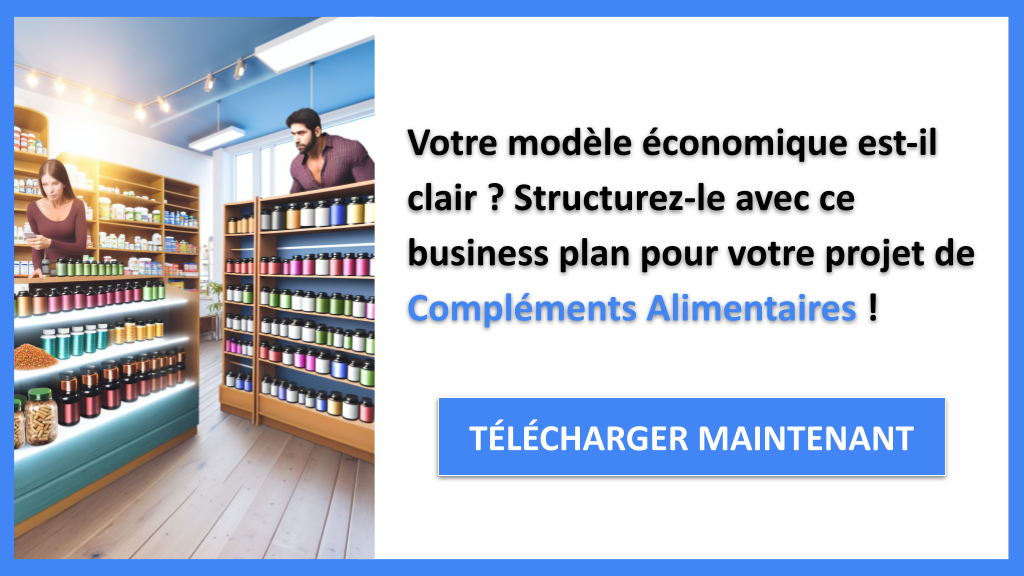 Exemple Business Plan pour Compléments Alimentaires - Compléments Alimentaires Business Model Canvas- CTA1