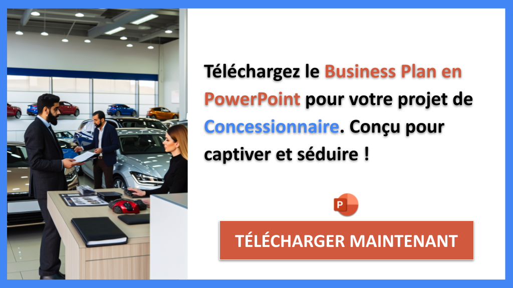 Business Model Canvas pour Concessionnaire : Étapes à Suivre 7 Exemple Business Plan pour Concessionnaire - Concessionnaire Business Model Canvas- CTA2