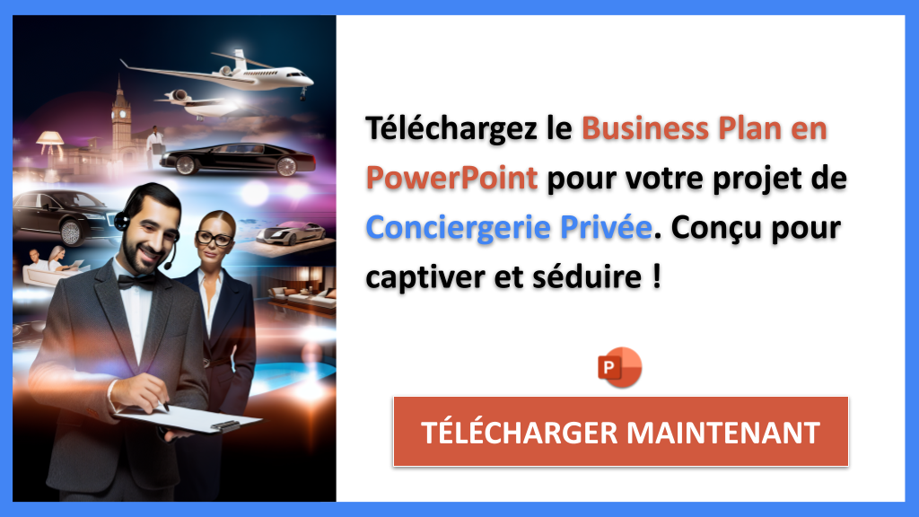 Pourquoi utiliser un Business Model Canvas pour Conciergerie Privée ? 7 Exemple Business Plan pour Conciergerie Privée - Conciergerie Privée Business Model Canvas- CTA2