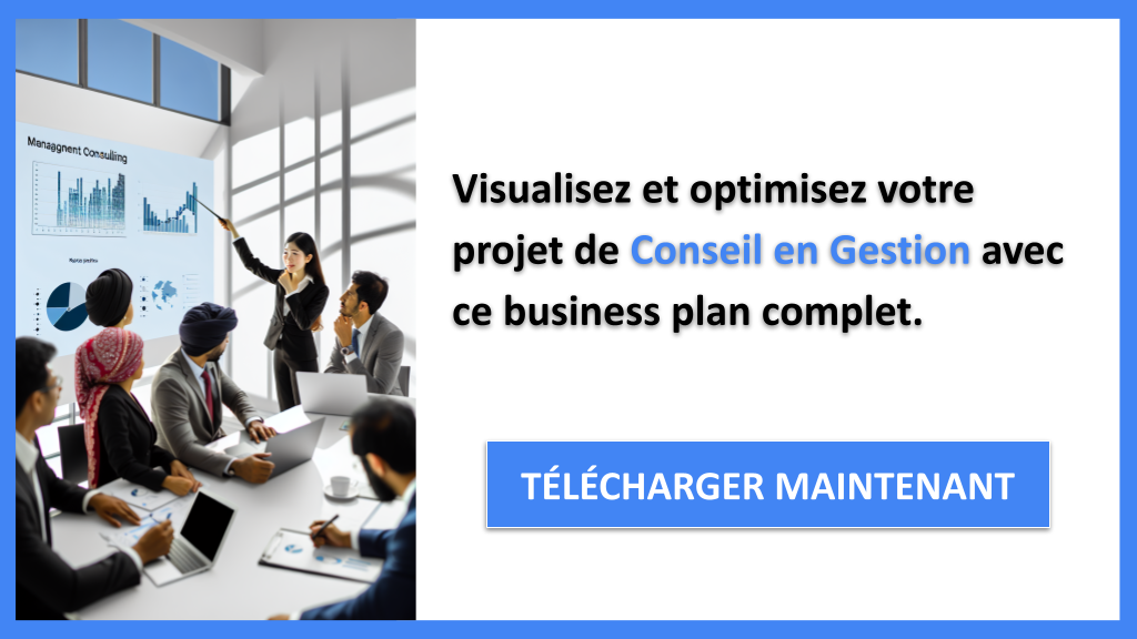 Business Model Canvas pour Conseil en Gestion : Solutions Efficaces 8 Exemple Business Plan pour Conseil en Gestion - Conseil en Gestion Business Model Canvas- CTA3